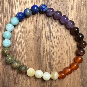 Chakra bracelet - 6mm bead